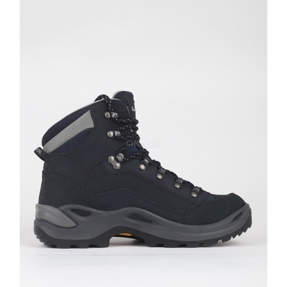 韩国直邮Lowa运动鞋男女款黑色徽标透气防滑圆头系带休闲舒适平底 - 图2