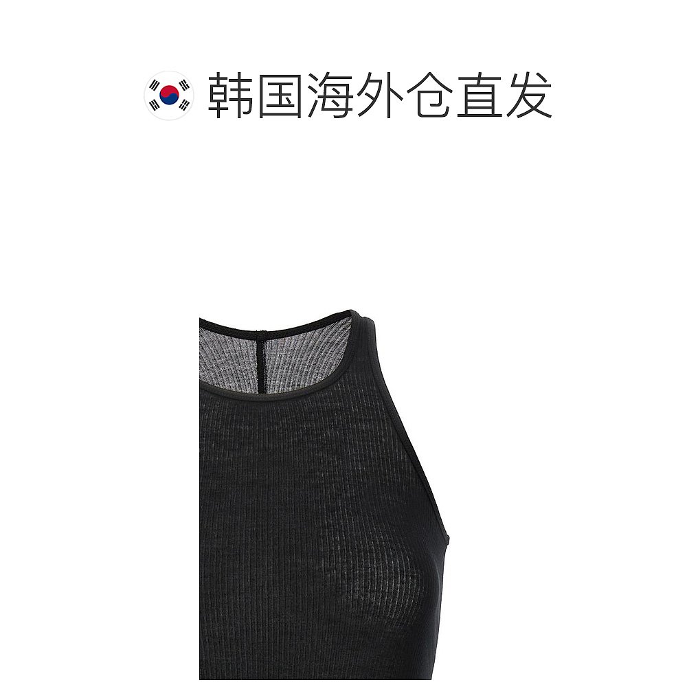 韩国直邮RICK OWENS24SS短袖T恤女RP01D2101RC09 Black - 图0