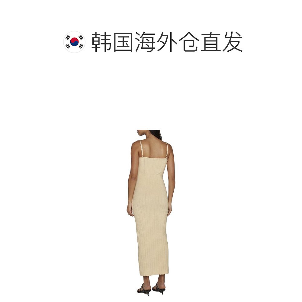 韩国直邮JACQUEMUS24SS中长连衣裙女241KN3582355115LIGHT IVORY - 图1