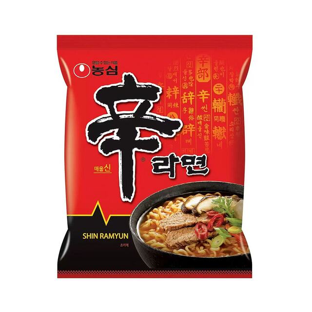 Korea direct mail Nongshim Korea imported spicy ramen instant noodles instant bag instant noodles ramen authentic spicy food