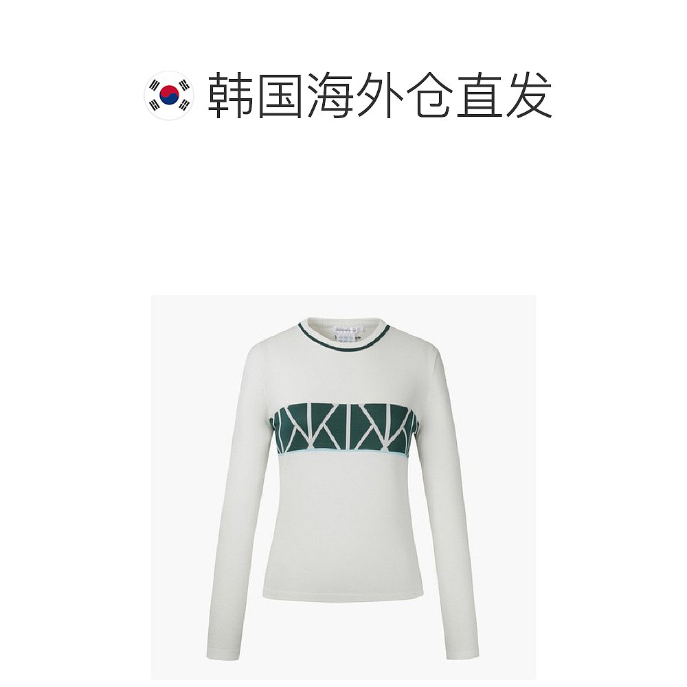 韩国直邮DescenteGolf 高尔夫服装 KQF/DO11WFKP22-OWHG/女/套头/ - 图1