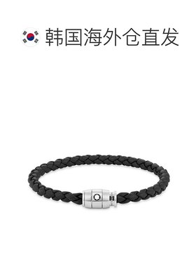 1h可退 【韩国直邮】Montblanc 皮质三环扣精钢手环