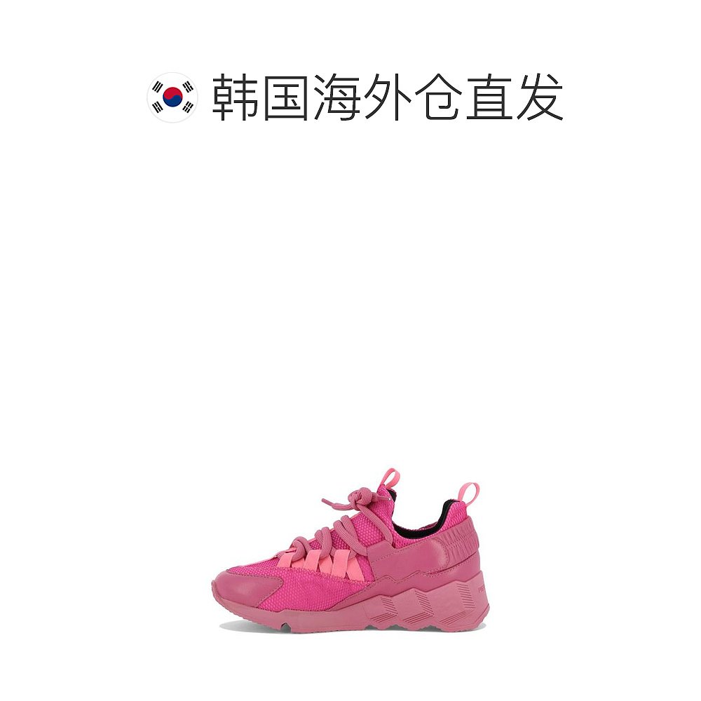 韩国直邮PIERRE HARDY23FW平板鞋女NS04ZLAMB NEOPRENE MESH PINK - 图1