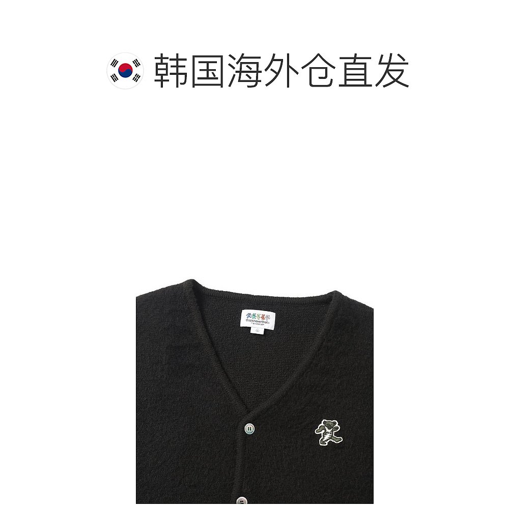 韩国直邮THISISNEVERTHAT 开衫GD Dancing Bear Mohair Cardigan - 图1