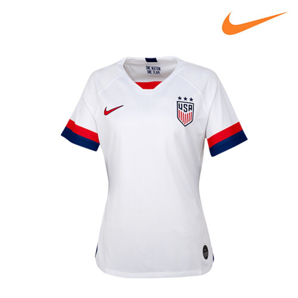 韩国直邮[NIKE]女士 USA BRT足球短袖 T恤-图2