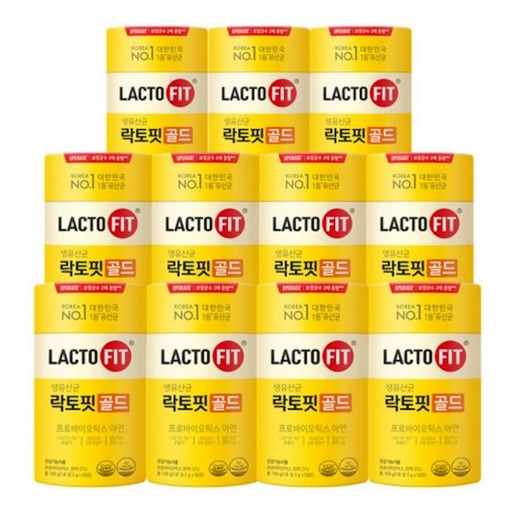 韩国直邮钟根堂LACTOFIT乐多飞乳酸菌益生菌50包*11盒调理肠胃 - 图2