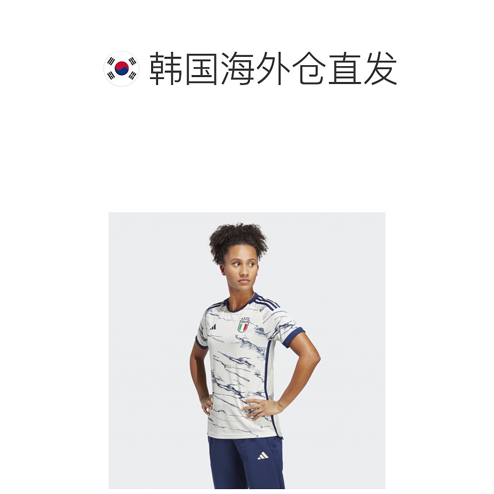 韩国直邮ADIDAS阿迪达斯正品运动日常舒适T恤HT1615 - 图1