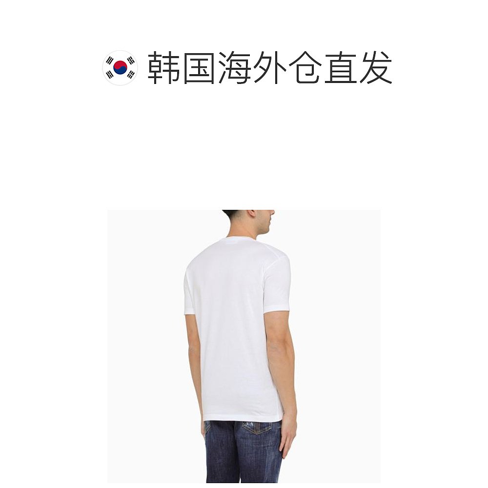 韩国直邮DSQUARED224SS短袖T恤男S79GC0003S23009White - 图1