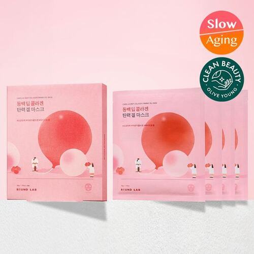 韩国直邮OliveYoung专享 roundlab柔恩莱独岛弹力凝胶面膜 4片装 - 图2