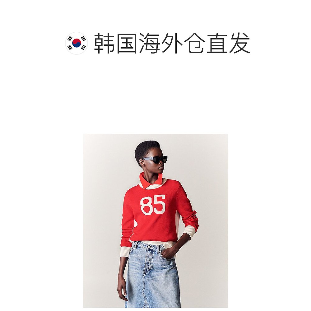 韩国直邮TOMMY HILFIGER 女士女装毛衣T22E0KTO032WT1XND - 图1