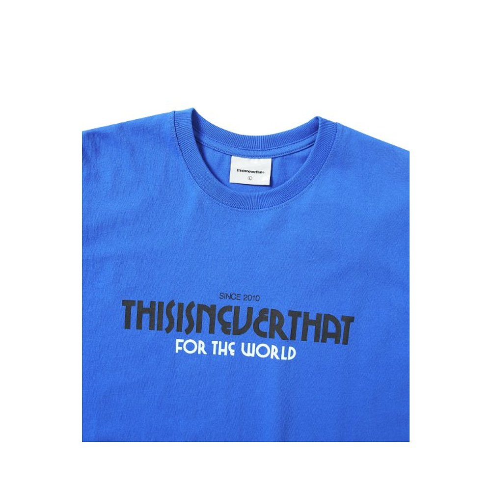 韩国直邮THISISNEVERTHAT T恤Swallow Tee BlueTN233TTSST02BLU - 图0