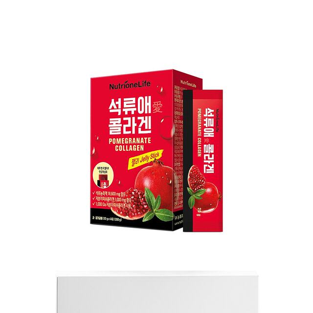 Korean direct mail NUTRIONE pomegranate collagen gel 20g*14 pack*6 boxes of skin care and health products tonic