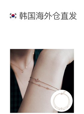 韩国直邮Rosemont [Rosemont] 14K 双排手镯 塞琳娜 RA24D04K