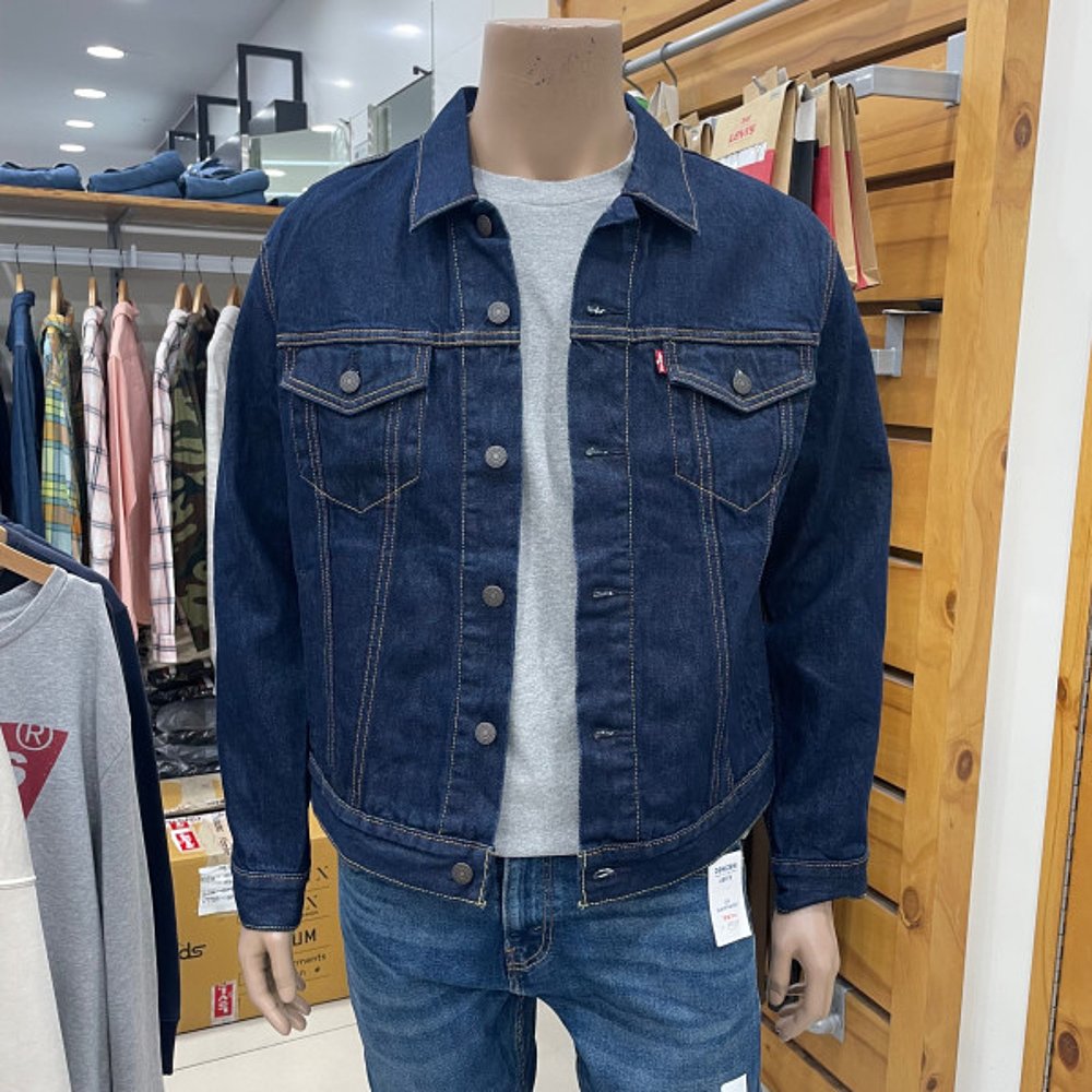 韩国直邮LEVIS夹克 Levis/Men/Denim/Trucker Jacket/72334-0557-图2