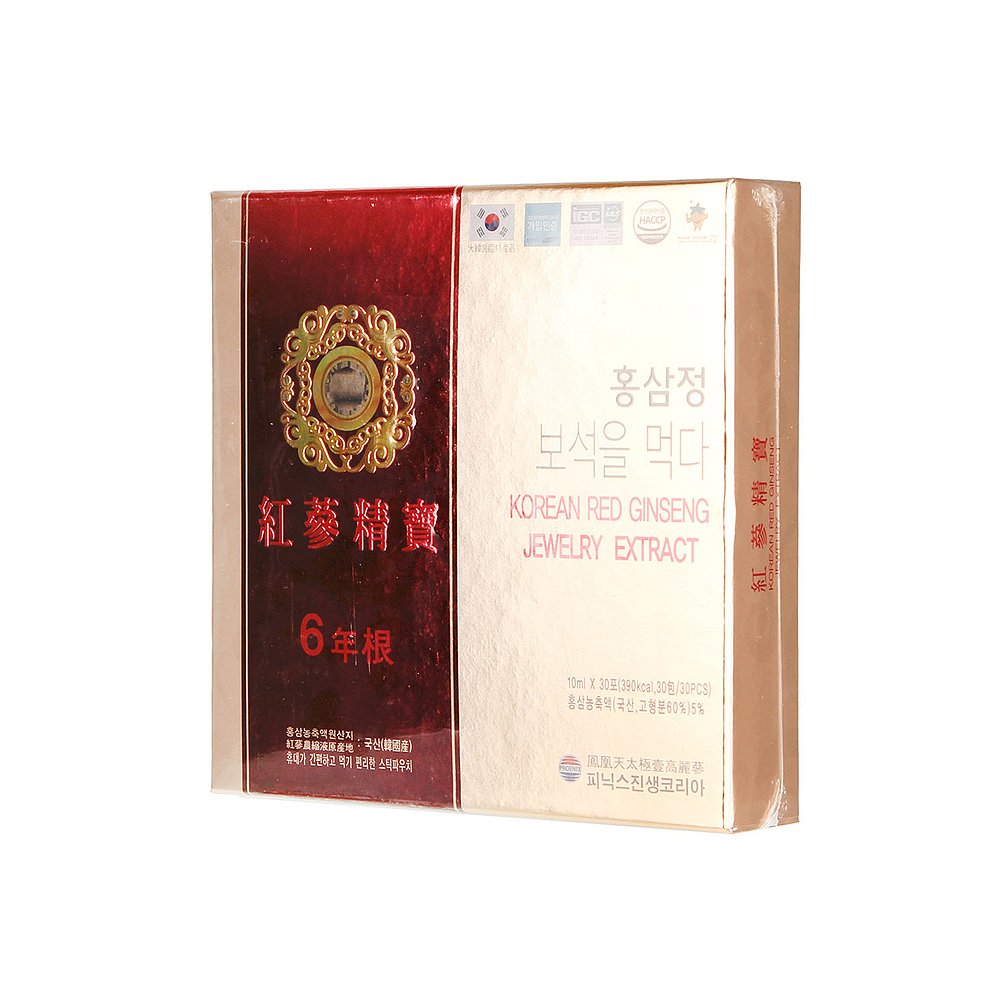 自营｜Phoenix6年根红参精宝红参饮品正宗10ml*30pcs口服液浓缩 - 图0