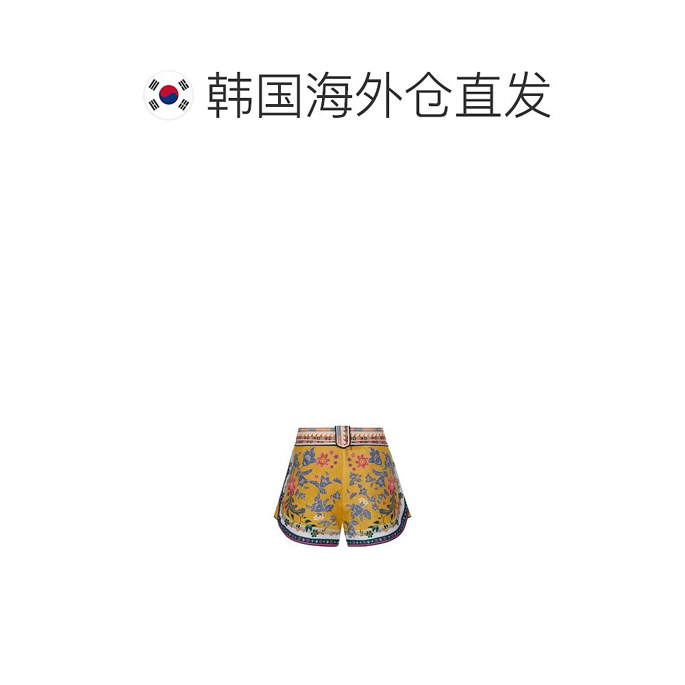 韩国直邮ZIMMERMANN23FW短裤女7188ASS233 MUSMU MUSTARD MULTI - 图1