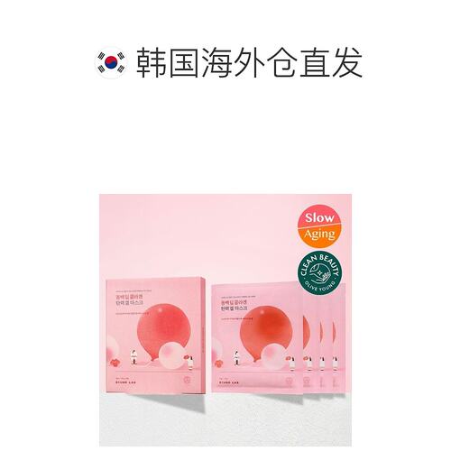 韩国直邮OliveYoung专享 roundlab柔恩莱独岛弹力凝胶面膜 4片装 - 图1