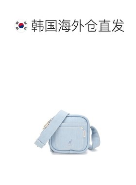 韩国直邮Kangol 通用款女包 牛仔小型斜跨包 3307 蓝色