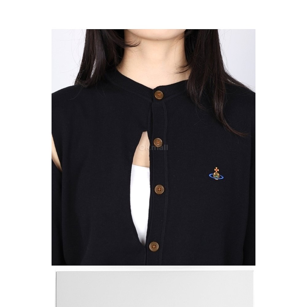 韩国直邮Vivienne Westwood 2023春夏系列破洞开衫全棉满色ORB刺 - 图3