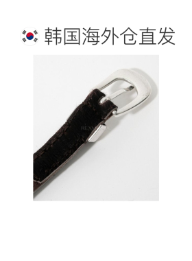 韩国直邮OUR LEGACY 2厘米腰带 巧克力色毛皮（A4258CC） 腰带