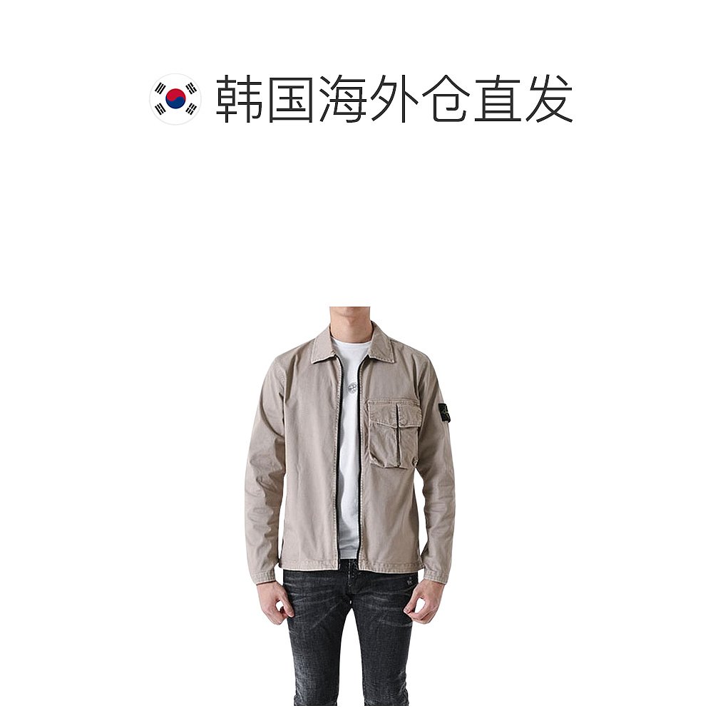 韩国直邮[luxnholic][Stone Island]经典款 宽松衬衣 夹克 - 图1