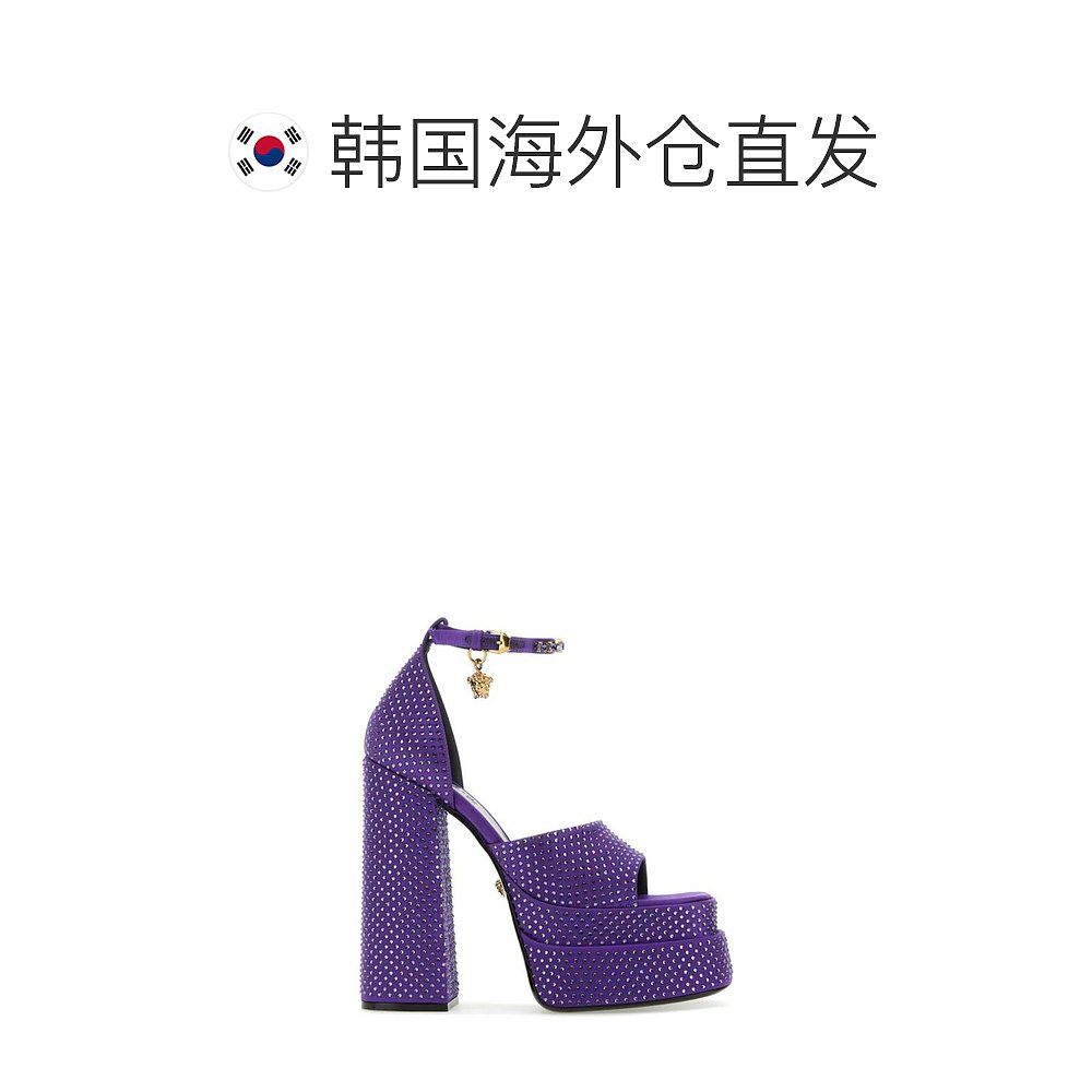 韩国直邮VERSACE23SS凉鞋女10077171A02599 1LD2VPURPLE - 图1