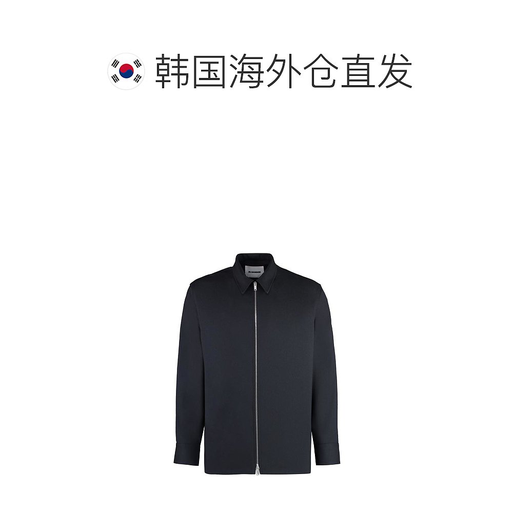 韩国直邮JIL SANDER24SS夹克男J22DL0178J70001 402 black - 图1