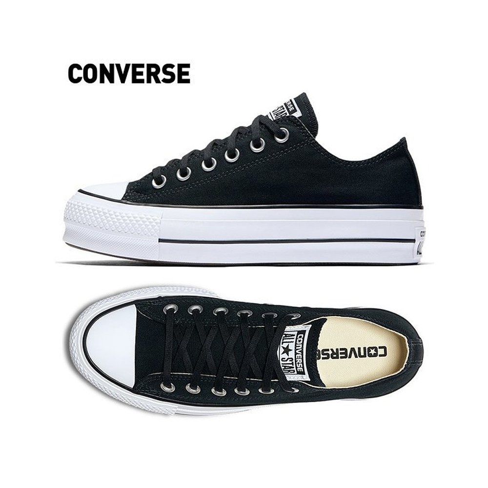 韩国直邮Converse 帆布鞋 Chuck Taylor 全明星黑色 560250C-001 - 图0