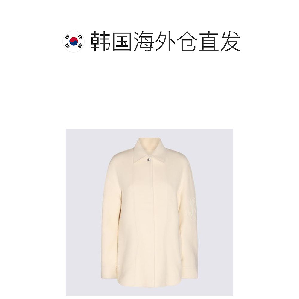 韩国直邮JIL SANDER23FW长袖T恤女J40BN0129J40031106EGGSHELL - 图1