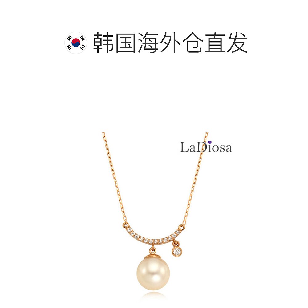 韩国直邮[LAZA] 14K 珍珠 项链 LK14OF-2883N - 图1