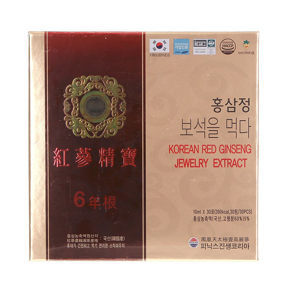 自营｜Phoenix6年根红参精宝红参饮品正宗10ml*30pcs口服液浓缩 - 图2