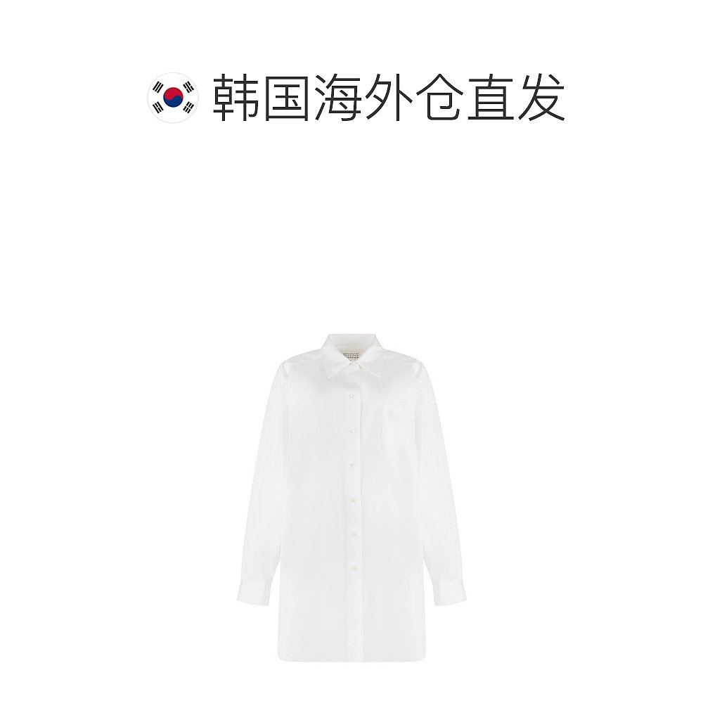 韩国直邮MAISON MARGIELA23SS短袖T恤女S51DL0253S43001 100White - 图1