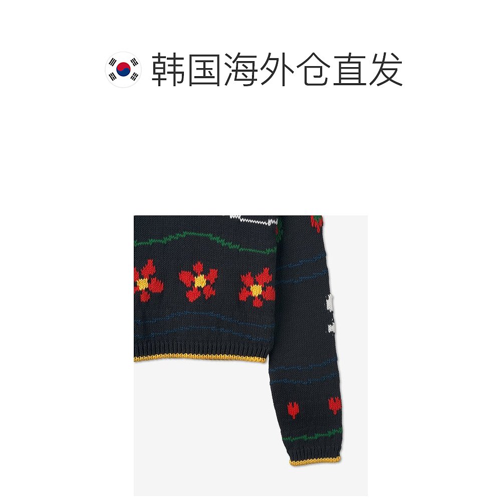 韩国直邮KENZO针织FD52PU3523CB99PIXEL CROPPED KNIT女士-图1