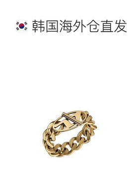 韩国直邮DIESEL [官方正品] DX1568710 椭圆形 D 标志拨动链环 14