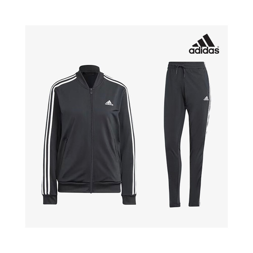 韩国直邮[Adidas]女士运动服套装三线宽松套装 IJ8781-图0