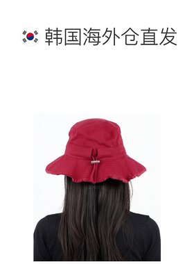 韩国直邮jacquemus帽子渔夫帽红色时尚淑女遮阳简约213ac002