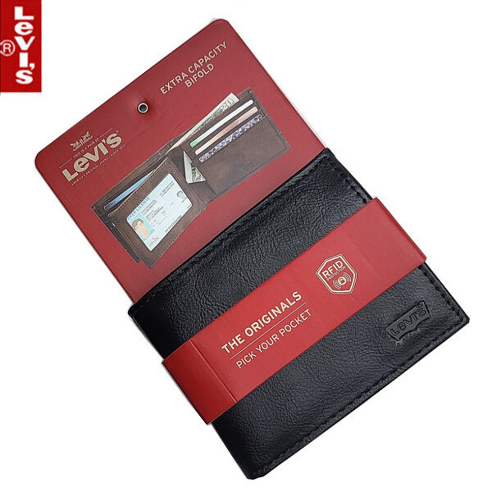 韩国直邮LEVIS 钱包 直接进口 LEVI 钱包 31LV130015 黑色(31LV13