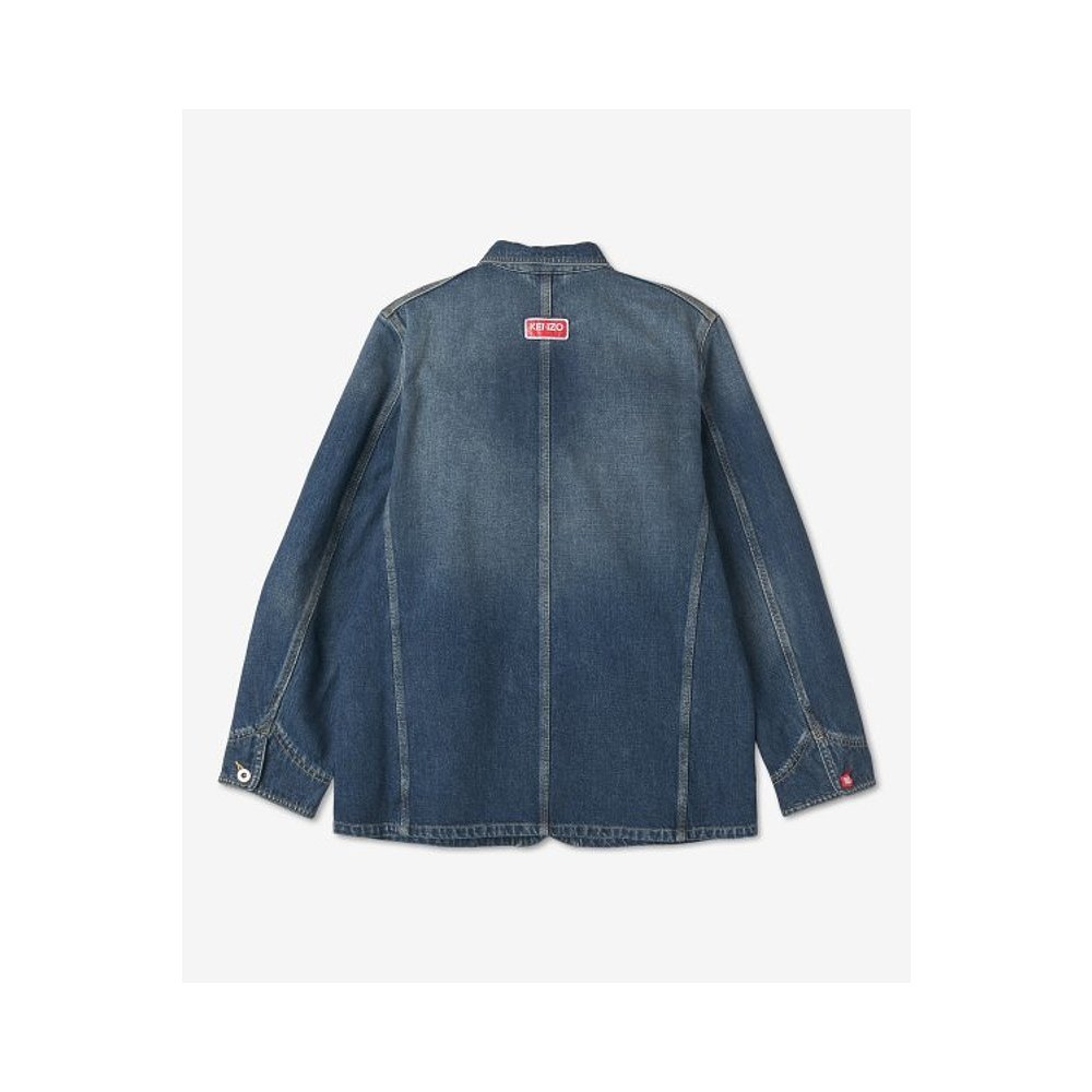 韩国直邮KENZO 夹克FD52DV2326B2DDBOKE FLOWER DENIM JACKET女士 - 图0