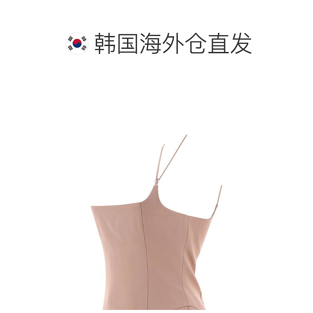 韩国直邮THE ATTICO24SS中长连衣裙女241WCM106W046198Beige - 图1