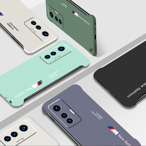 vivox70手机壳x70pro保护套超薄磨砂无边框M标英文x70pro+新品半包防摔男女手机套PRO网红保护硬壳 - 图3