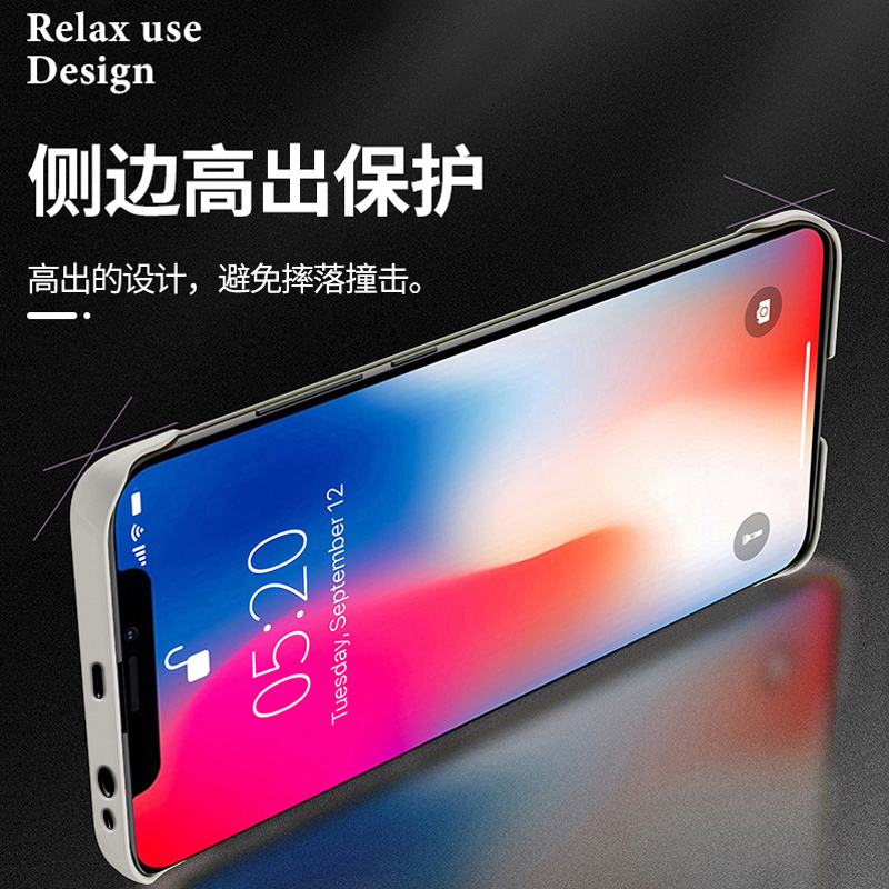 苹果x手机壳iphonexsmax保护套磨砂超薄无边框M标英文苹果XR手机套半包防摔硬壳XS个性创意网红保护壳