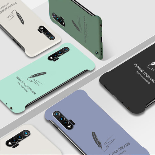 适用于华为nova6手机壳nova65G超薄无边框羽毛款磨砂硬壳nova6se镜头全包保护壳防摔限量版NOVA64G网红保护套 - 图3