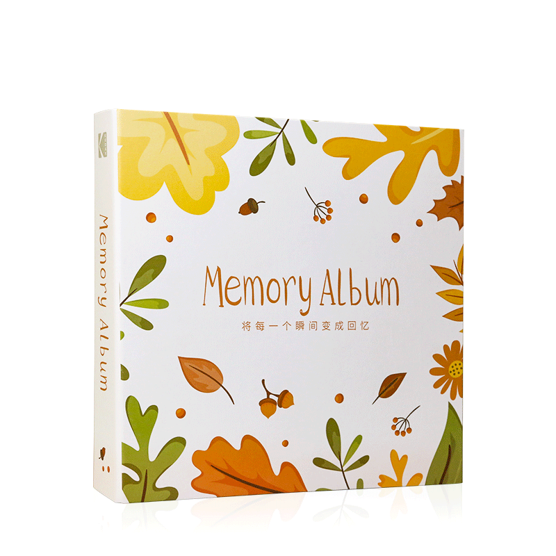 5寸6寸柯达相册影集插页式家庭相册纪念本纪念册6寸大容量过塑混装成长册情侣相册活页影集相簿 - 图0