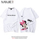 ເສື້ອຍືດຄູ່ Mickey ຍີ່ຫໍ້ trendy niche ແຂນສັ້ນ summer