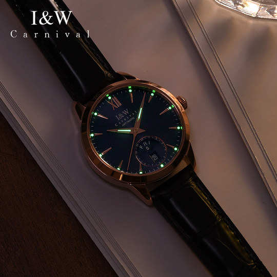 iw爱沃驰手表女款机械表全自动女士手表小众轻奢高级七夕礼物老婆