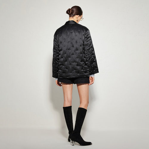 【播奥莱】播 bo 商场同款新中式秋新V领羽绒服BDR3RD2137 - 图1