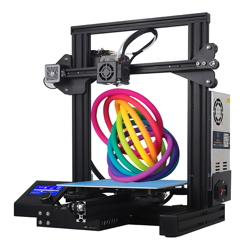 地创三维旗舰店地创三维高精度准工业级3d打印机家用办公商用学校儿童教育创意三d打印立体金属框架迷你铝合金3D雕刻打印机3