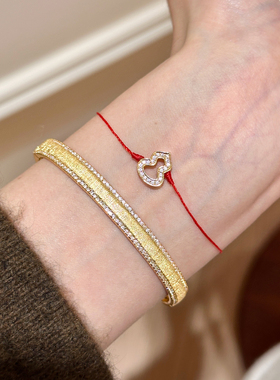 谷岚中古复古高级感金色手镯