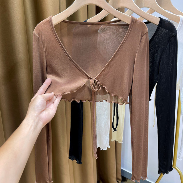 Wenxian commuter ຕາຫນ່າງ lace top