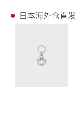日本直邮NOJESS 女士 小巧银饰 圆环守护吊坠 简约花冠设计 30254